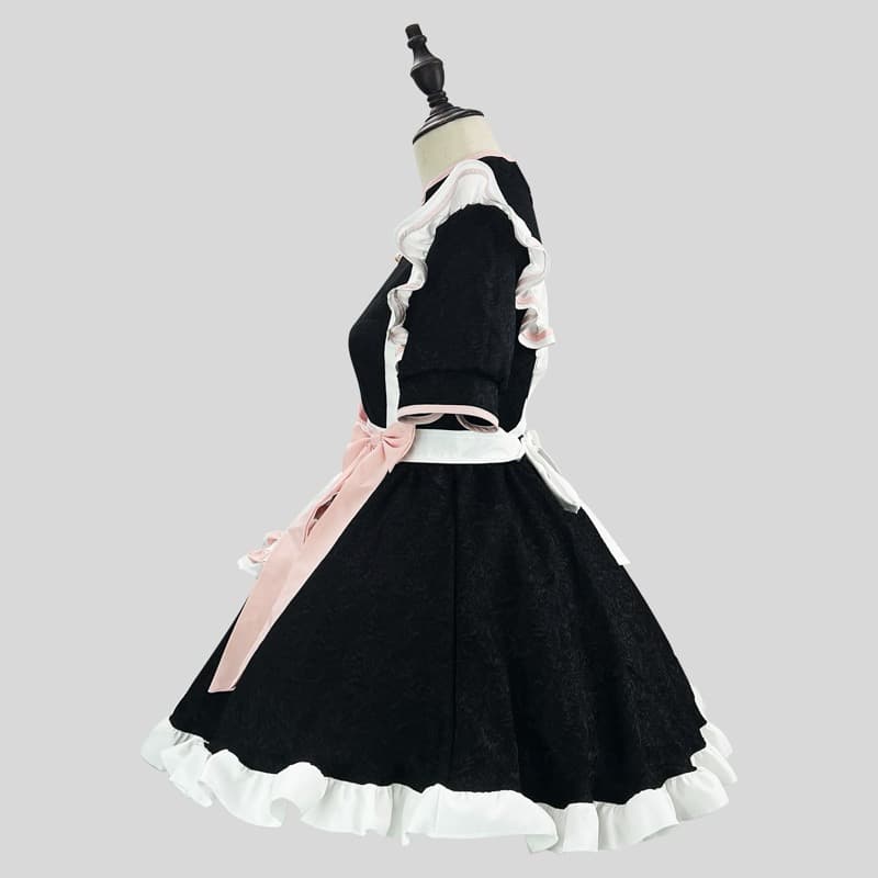 エロコスプレ セクシーメイド服 胸開きワンピース コスプレ衣装