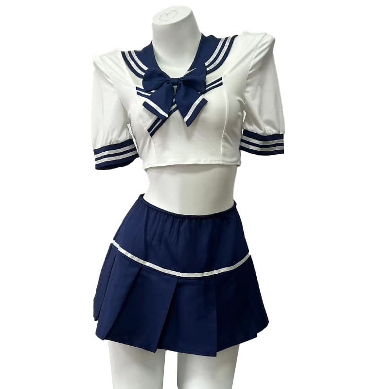 帽子付き水兵風セーラー服エロコスプレ衣装