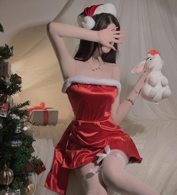エロコスプレ セクシークリスマス衣装 サンタワンピース